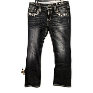 Miss Me Black Embellished Jeans